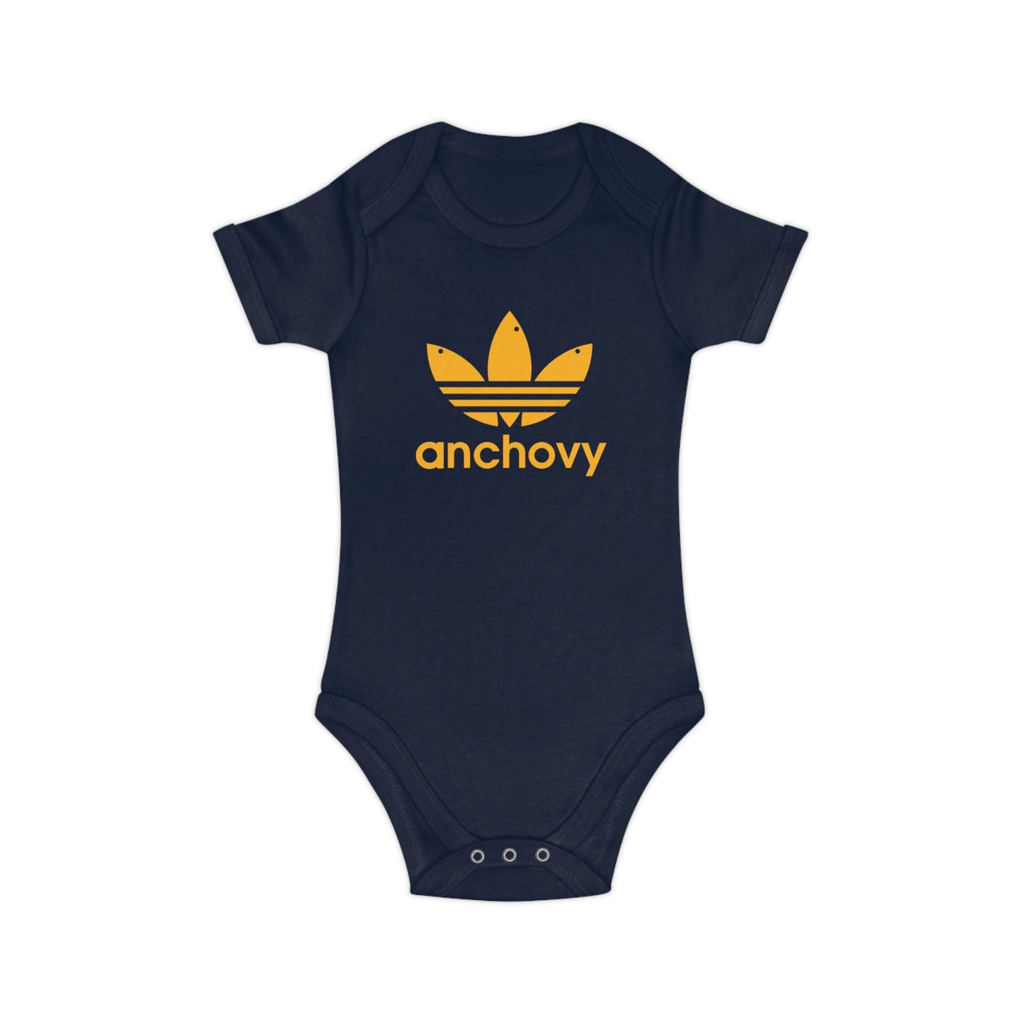 Anchovy Cotton Baby Bodysuit
