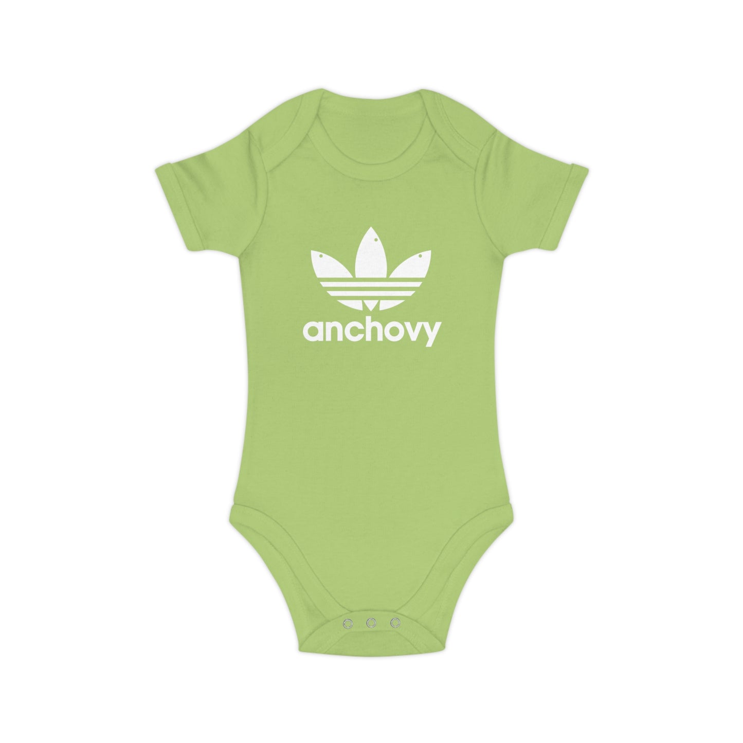 Anchovy Cotton Baby Bodysuit